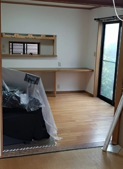 リフォーム前の、和室だった部屋